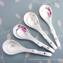 Haonai Ceramic Spoons set ,Porcelain Measuring Spoons Set